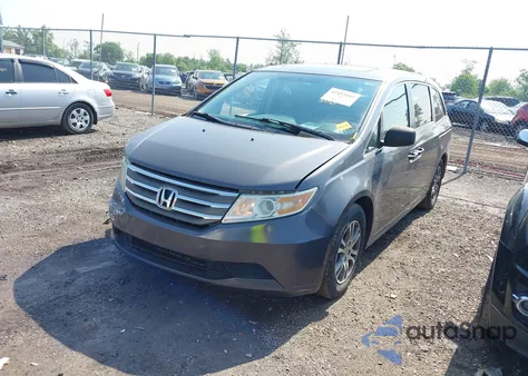 2013 Honda Odyssey Ex-L z USA, uszkodzony, nr VIN 5FNRL5H68DB071524